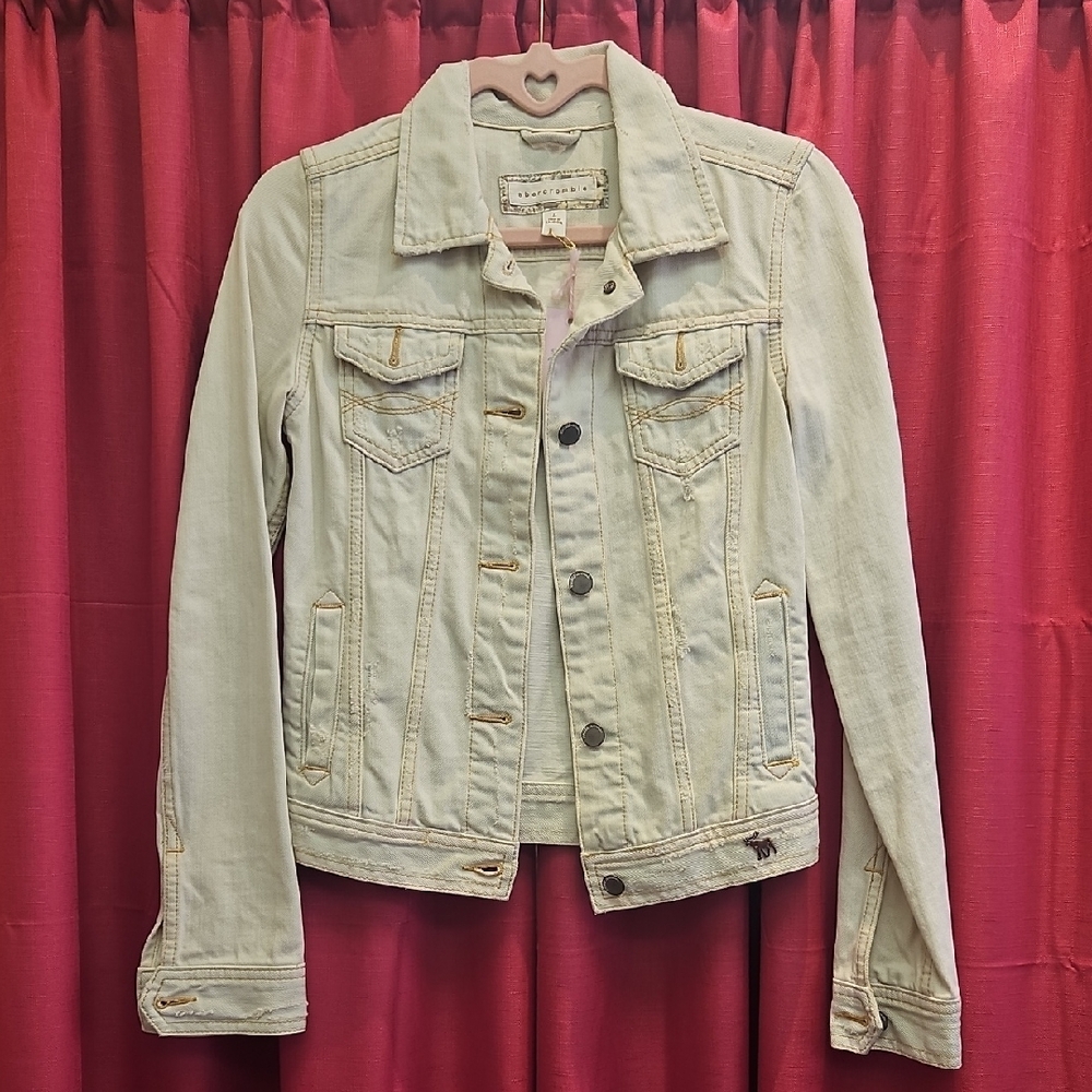 Vintage Abercrombie Distressed Jean Jacket